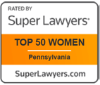 Rated By Super Lawyers Top 50 Women | Pennsylvania | SuperLaywers.com