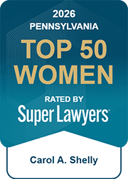 Carol A. Shelly, Pennsylvania Top 50 Women Rated by Super Lawyers, 2026
